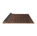 Sideview of Abstract Brown Contemporary Rug, con173brn