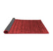 Abstract Red Contemporary Area Rugs