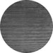 Square Abstract Gray Contemporary Rug, con173gry