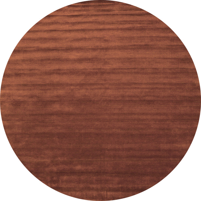 Square Abstract Orange Contemporary Rug, con173org