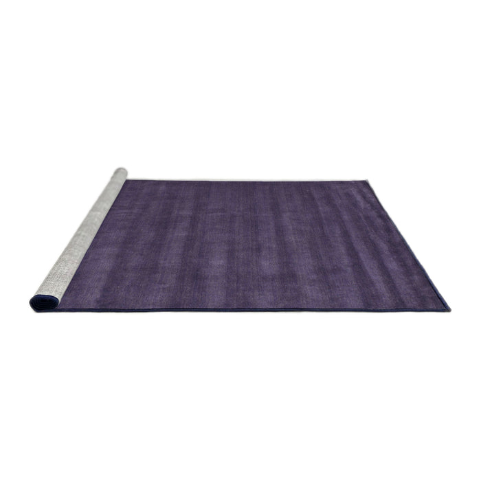 Serging Thickness of Machine Washable Contemporary Purple Haze Purple Rug, wshcon174