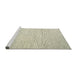 Serging Thickness of Machine Washable Contemporary Gold Rug, wshcon1740