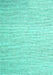 Machine Washable Abstract Turquoise Contemporary Area Rugs, wshcon1740turq