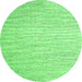 Machine Washable Abstract Green Contemporary Area Rugs, wshcon1740grn