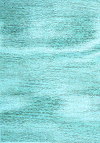 Abstract Light Blue Contemporary Rug, con1740lblu