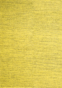 Abstract Yellow Contemporary Rug, con1740yw