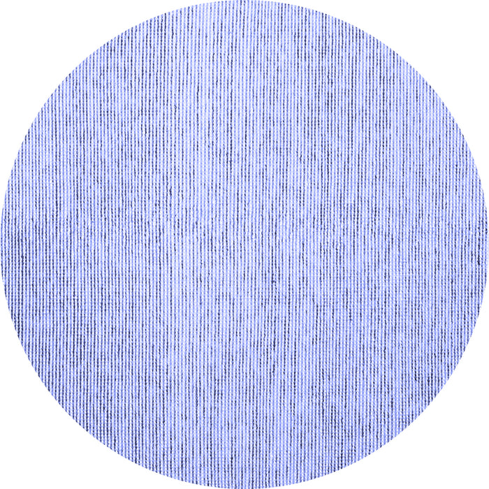Round Abstract Blue Contemporary Rug, con1740blu