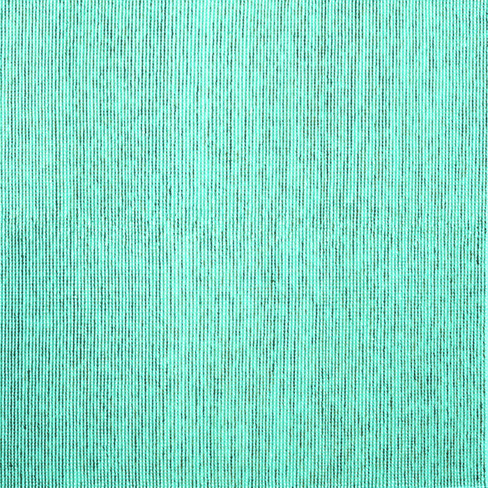 Square Abstract Turquoise Contemporary Rug, con1740turq