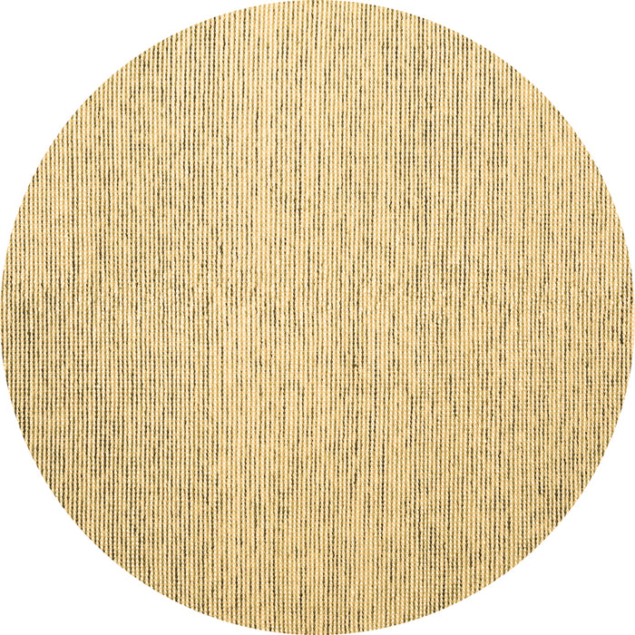 Round Abstract Brown Contemporary Rug, con1740brn