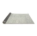 Thickness of Contemporary Cloud Gray Modern Rug, con1741