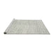 Serging Thickness of Machine Washable Contemporary Cloud Gray Rug, wshcon1741