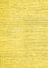 Machine Washable Abstract Yellow Contemporary Rug, wshcon1741yw