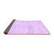 Sideview of Abstract Purple Contemporary Rug, con1741pur