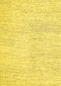 Abstract Yellow Contemporary Rug, con1741yw