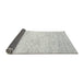 Thickness of Contemporary Dark Gray Modern Rug, con1742