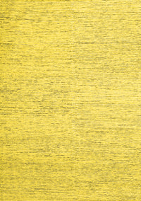 Abstract Yellow Contemporary Rug, con1742yw