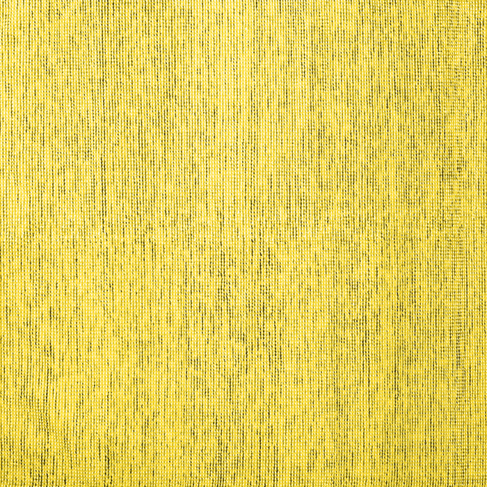 Square Abstract Yellow Contemporary Rug, con1742yw