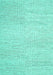 Machine Washable Abstract Turquoise Contemporary Area Rugs, wshcon1743turq