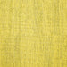 Square Machine Washable Abstract Yellow Contemporary Rug, wshcon1743yw