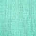 Square Machine Washable Abstract Turquoise Contemporary Area Rugs, wshcon1743turq