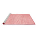 Contemporary Red Washable Rugs