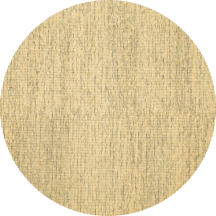 Round Abstract Brown Contemporary Rug, con1743brn