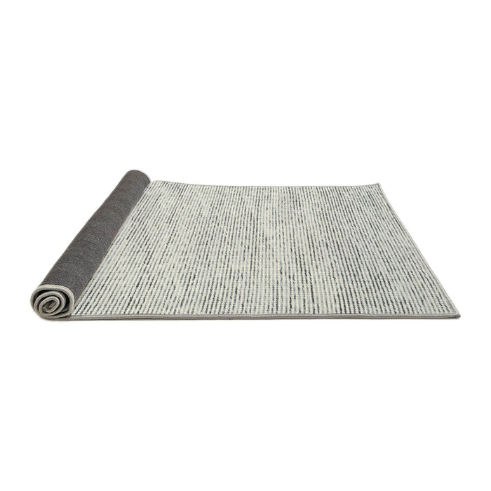 Thickness of Contemporary Dark Gray Modern Rug, con1744