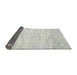 Thickness of Contemporary Dark Gray Modern Rug, con1744