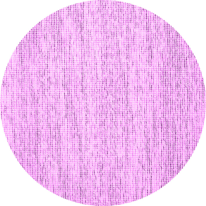 Round Abstract Pink Contemporary Rug, con1744pnk