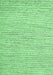 Machine Washable Abstract Emerald Green Contemporary Area Rugs, wshcon1745emgrn