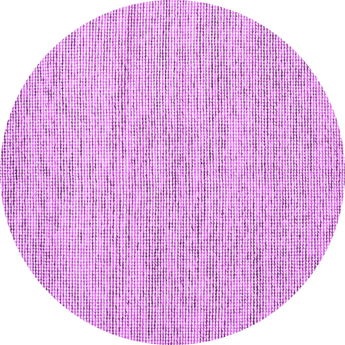 Round Abstract Purple Contemporary Rug, con1745pur