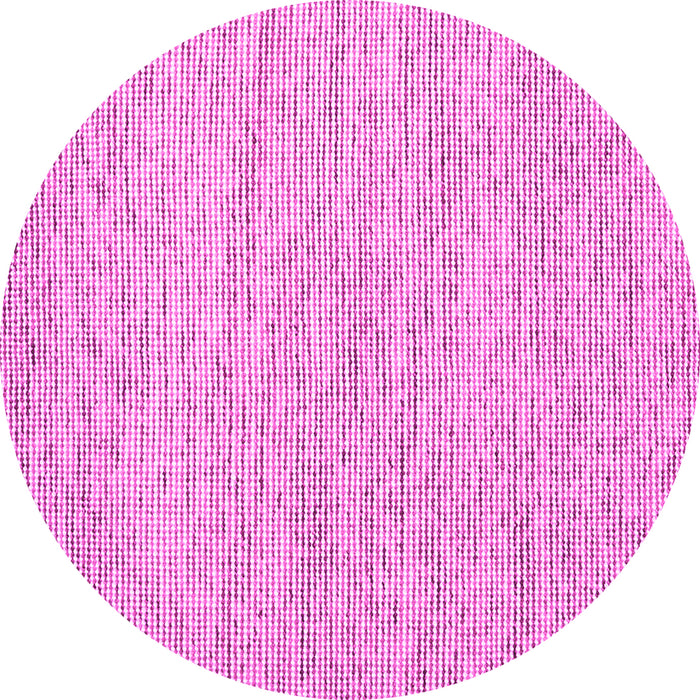 Round Machine Washable Abstract Pink Contemporary Rug, wshcon1745pnk