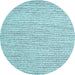 Round Machine Washable Abstract Light Blue Contemporary Rug, wshcon1745lblu