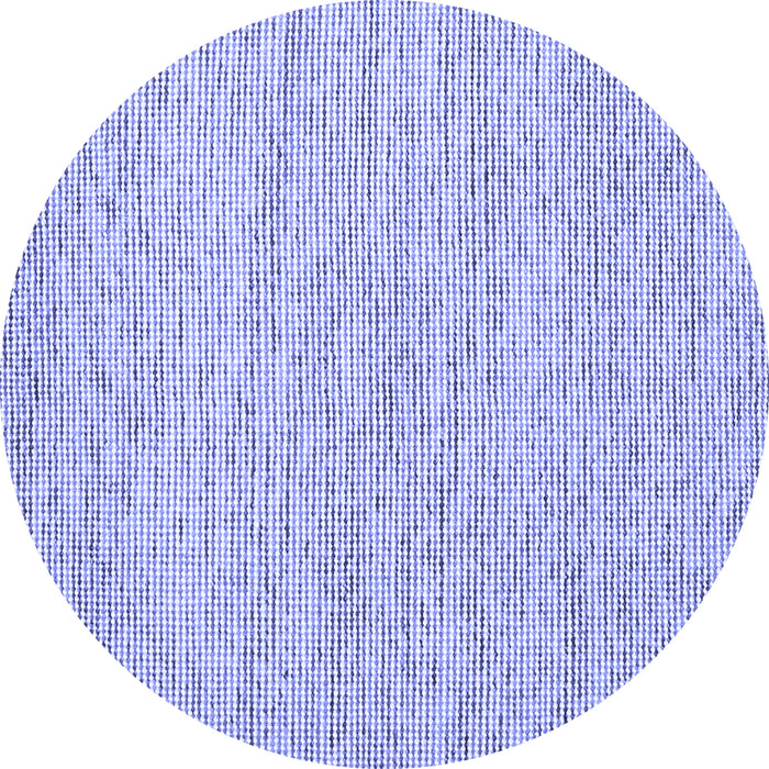 Round Abstract Blue Contemporary Rug, con1745blu