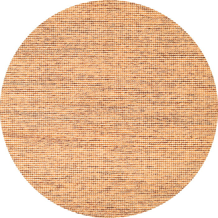 Square Abstract Orange Contemporary Rug, con1745org