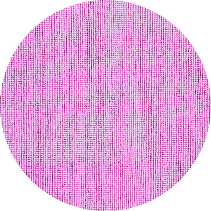 Round Machine Washable Abstract Pink Contemporary Rug, wshcon1746pnk