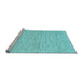 Sideview of Machine Washable Abstract Light Blue Contemporary Rug, wshcon1746lblu