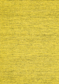 Abstract Yellow Contemporary Rug, con1746yw