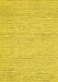 Abstract Yellow Contemporary Rug, con1746yw