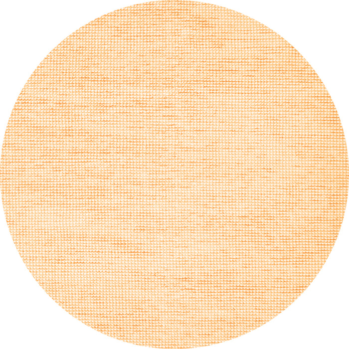 Square Solid Orange Modern Rug, con1747org