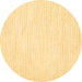 Round Solid Brown Modern Rug, con1747brn