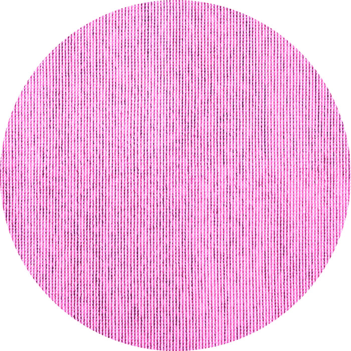 Round Abstract Pink Contemporary Rug, con1748pnk