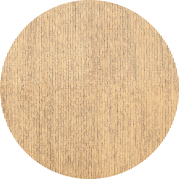 Round Abstract Brown Contemporary Rug, con1748brn