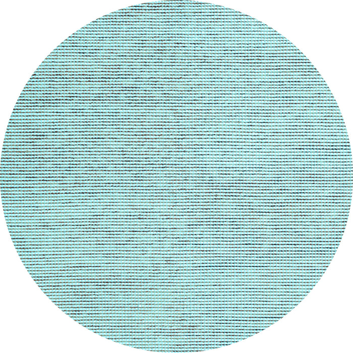 Round Abstract Light Blue Contemporary Rug, con1748lblu