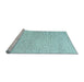 Sideview of Machine Washable Abstract Light Blue Contemporary Rug, wshcon1748lblu