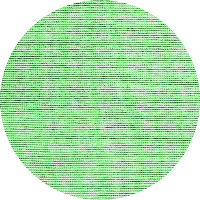 Round Abstract Emerald Green Contemporary Rug, con1748emgrn