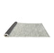 Thickness of Contemporary Cloud Gray Modern Rug, con1749