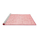 Contemporary Red Washable Rugs