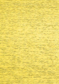 Abstract Yellow Contemporary Rug, con1749yw