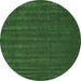 Machine Washable Abstract Green Contemporary Area Rugs, wshcon174grn